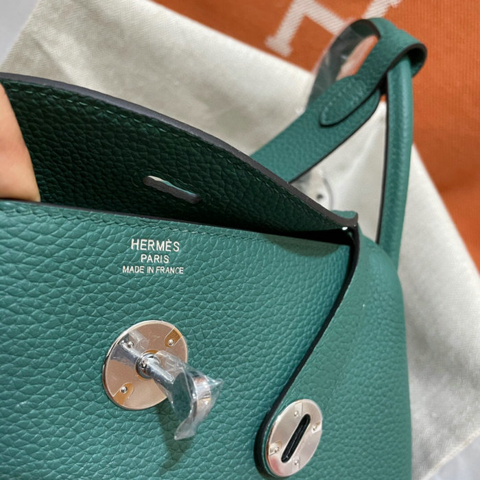 Hermes Clemence Leather Lindy Bag HL1926308