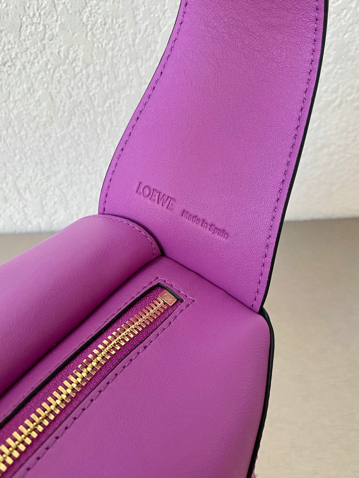 Loewe Puzzle Hobo Shoulder Bag Purple 51067