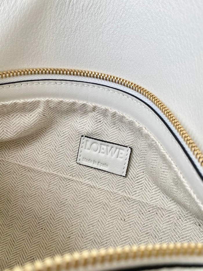 Loewe Puzzle Hobo Shoulder Bag White 51067