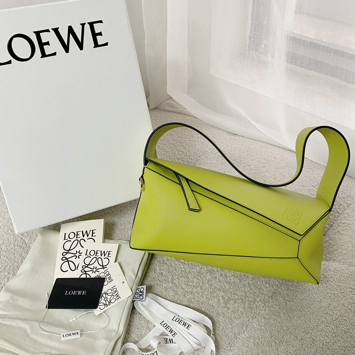 Loewe Puzzle Hobo Shoulder Bag Yellow 51067