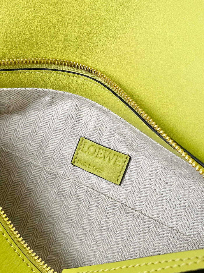 Loewe Puzzle Hobo Shoulder Bag Yellow 51067