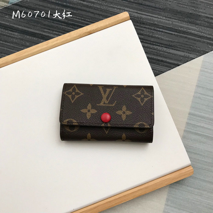 Louis Vuitton 6 KEY HOLDER Red M60701