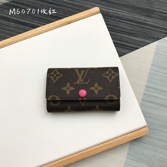 Louis Vuitton 6 KEY HOLDER Rose M60701