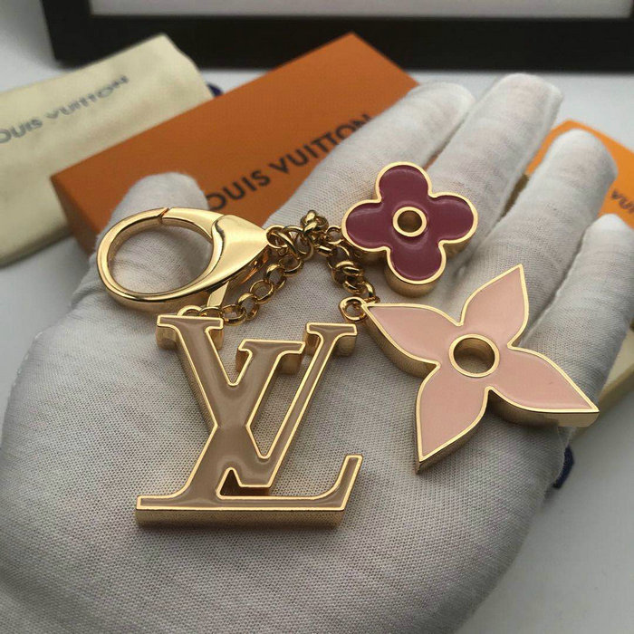 Louis Vuitton Bag Charm and Key Holder Beige M67119