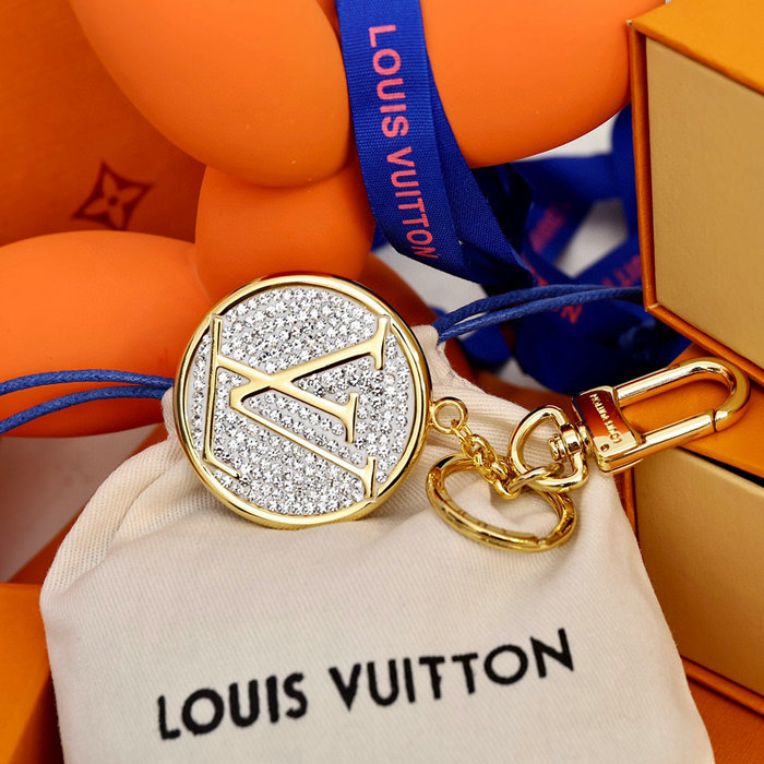 Louis Vuitton Bag Charm and Key Holder Gold M64261