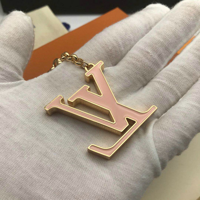 Louis Vuitton Bag Charm and Key Holder Pink M67119