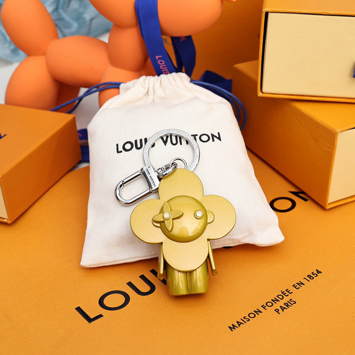 Louis Vuitton Bag Charm and Key Holder Yellow M00484