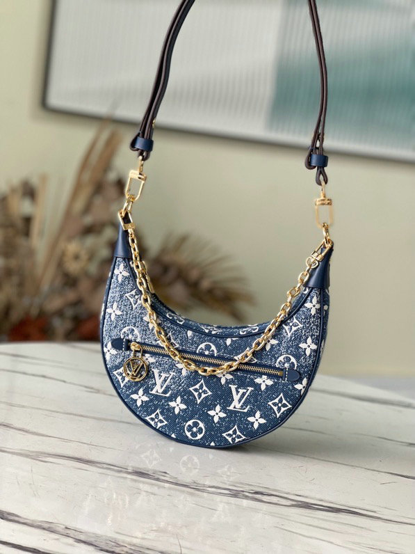 Louis Vuitton Denim Loop Blue M81166