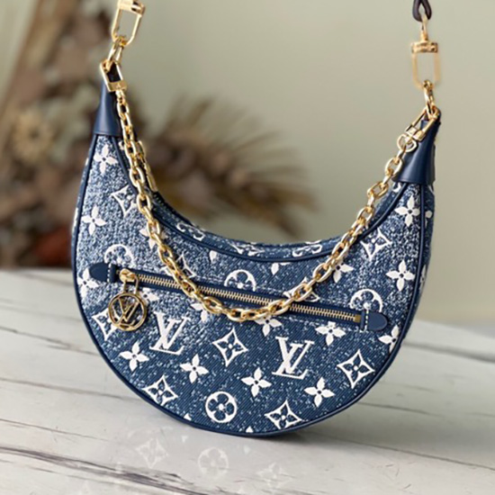 Louis Vuitton Denim Loop Blue M81166