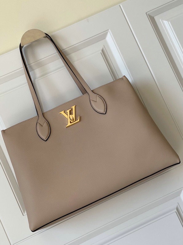 Louis Vuitton Lockme Shopper Greige M57346