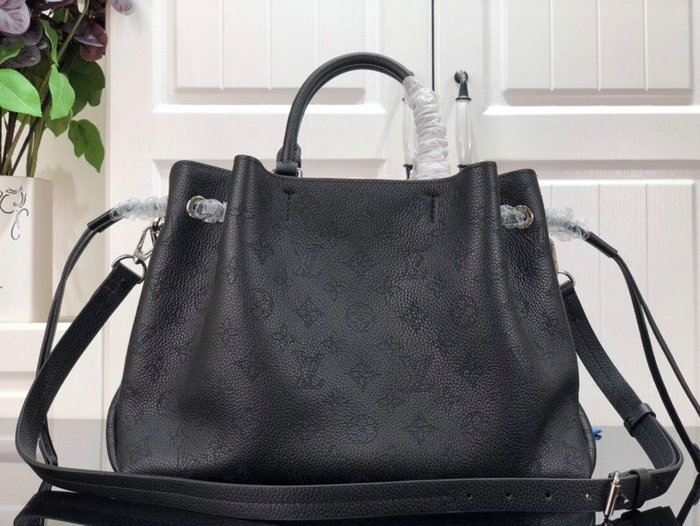 Louis Vuitton Mahina Leather Bella Tote Black M59200