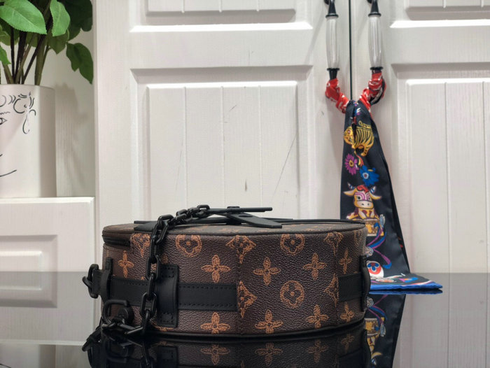 Louis Vuitton Monogram Canvas Wheel Box Black M59706