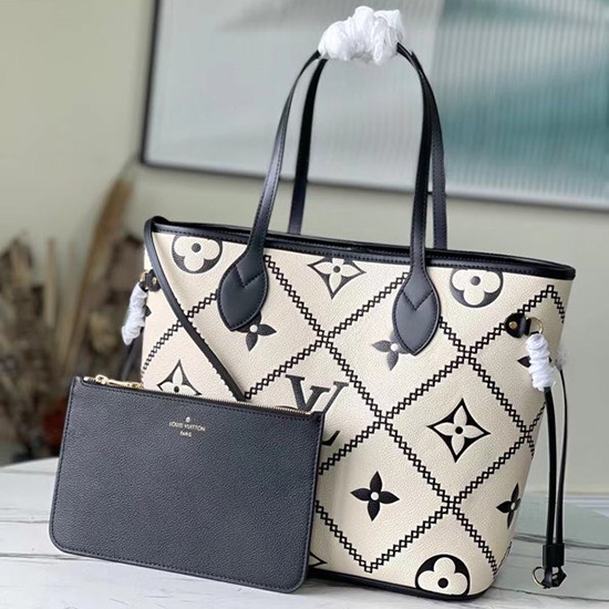 Louis Vuitton Neverfull MM Cream M46039