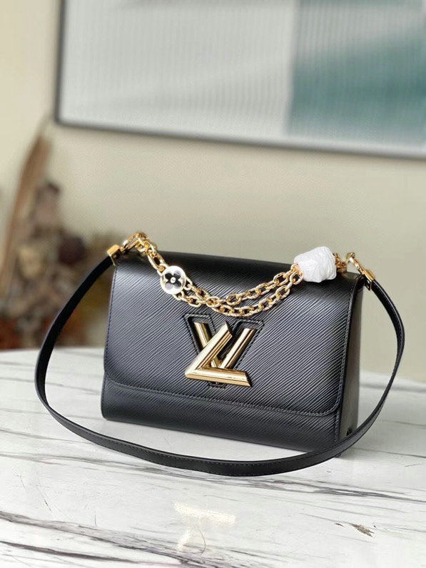 Louis Vuitton Twist MM Black M59402