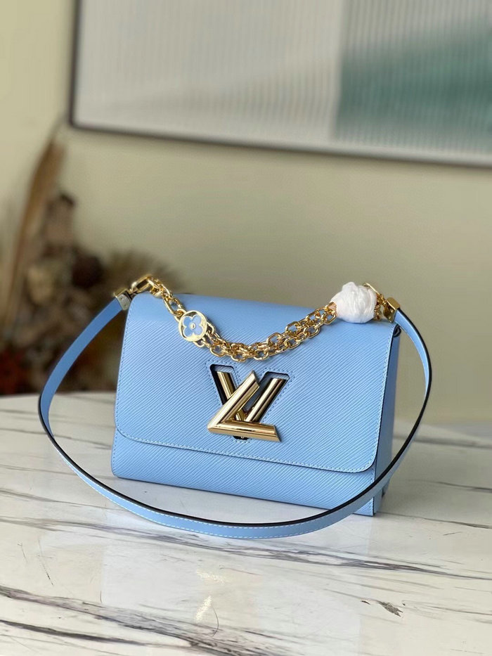 Louis Vuitton Twist MM Blue M59402