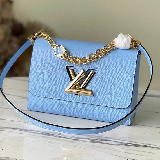 Louis Vuitton Twist MM Blue M59402