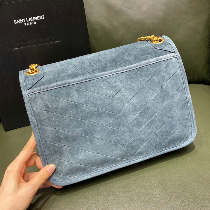 Saint Laurent Medium Niki Shoulder Bag Blue 633158