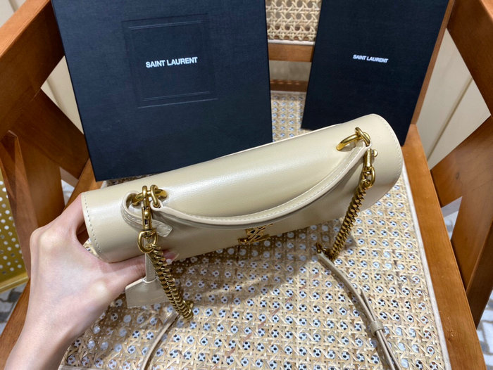 Saint Laurent Sunset Medium Satchel Beige 634723