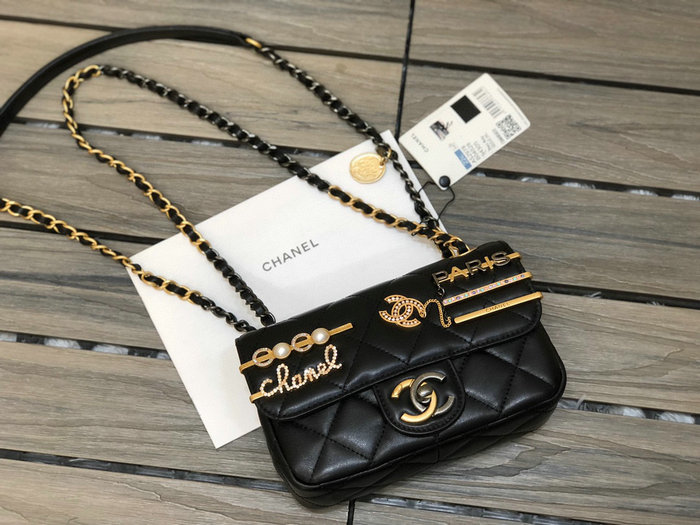 Chanel Mini Flap Bag Black AS2978