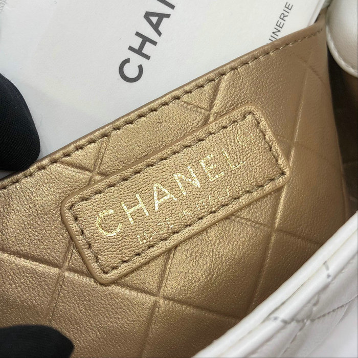 Chanel Mini Flap Bag White AS2978