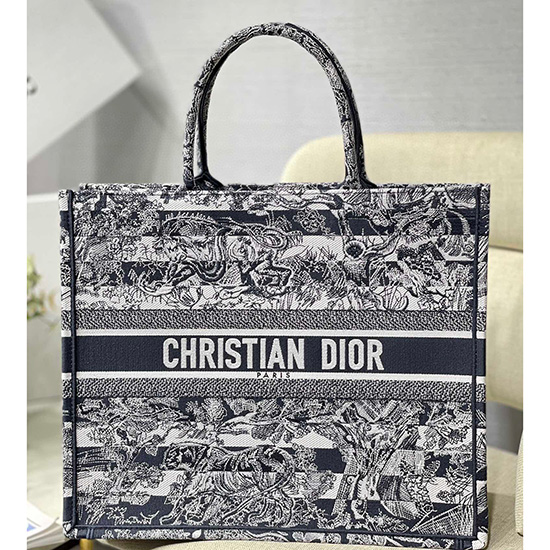 Dior Embroidered Canvas Book Tote M1286616