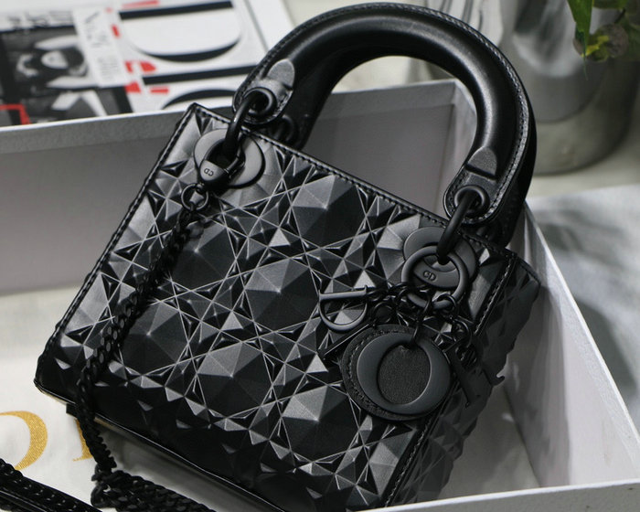 Mini Lady Dior Bag Black DM6003