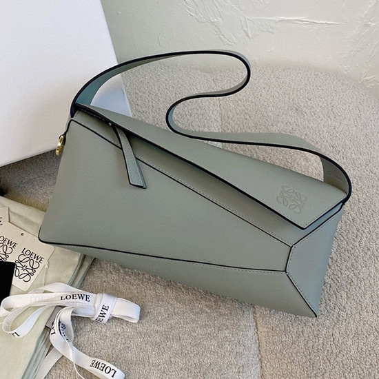 Loewe Puzzle Hobo Shoulder Bag Grey L51067