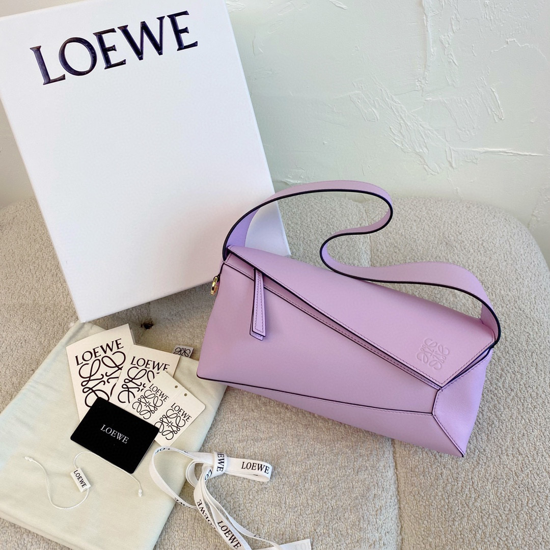 Loewe Puzzle Hobo Shoulder Bag Purple L51067