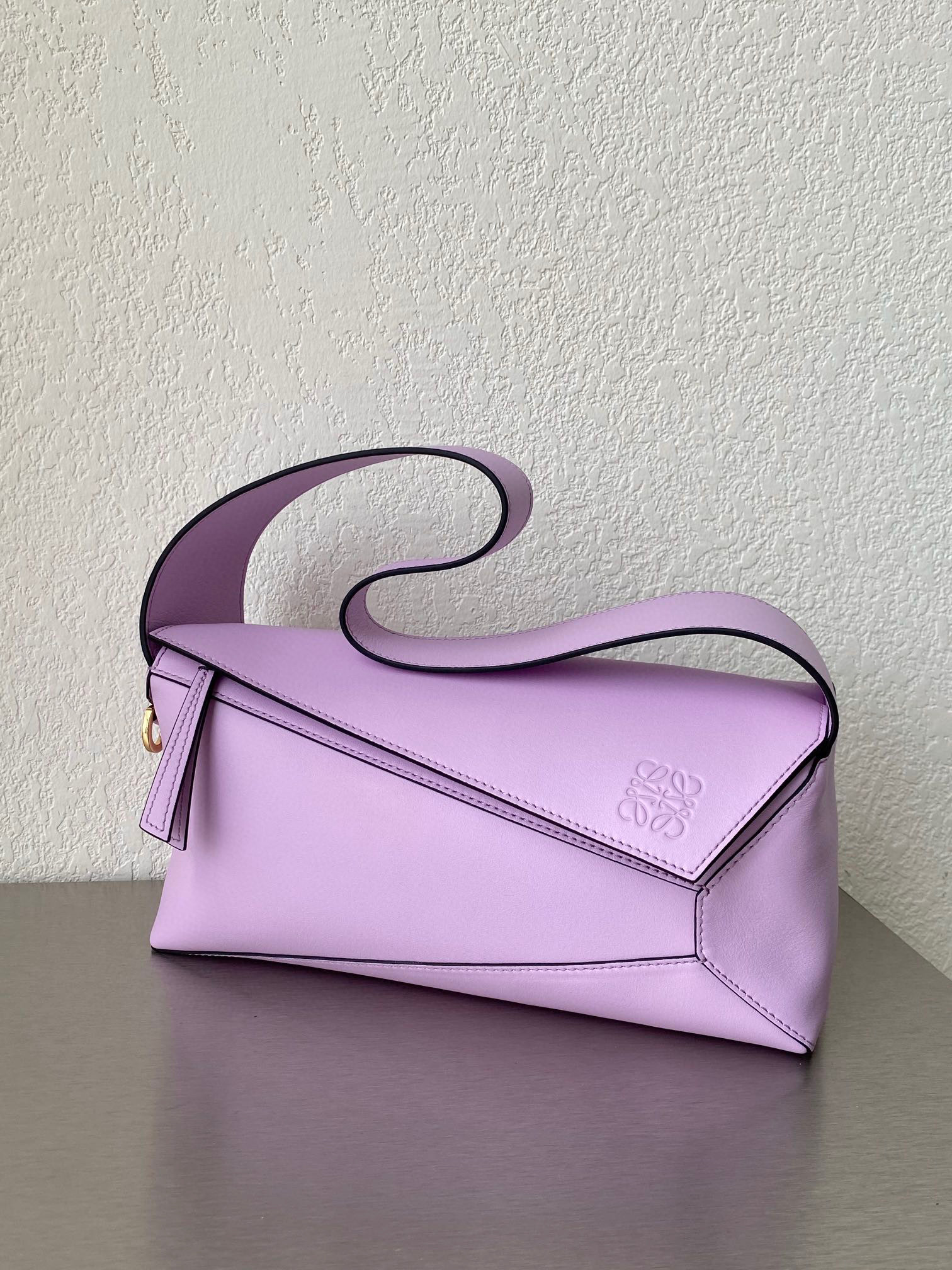 Loewe Puzzle Hobo Shoulder Bag Purple L51067