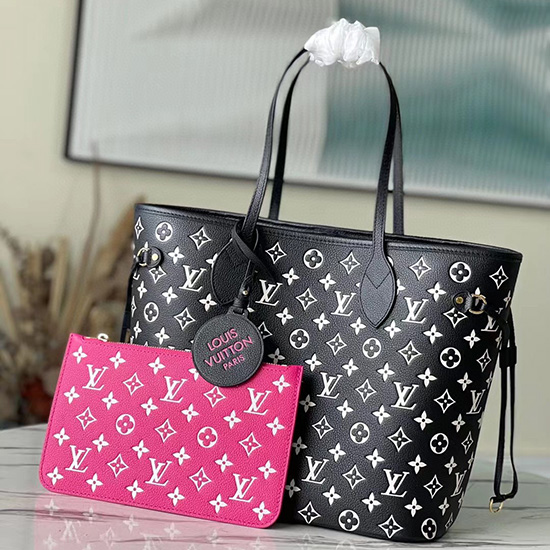 Louis Vuitton Neverfull MM Tote Bag Black M46103