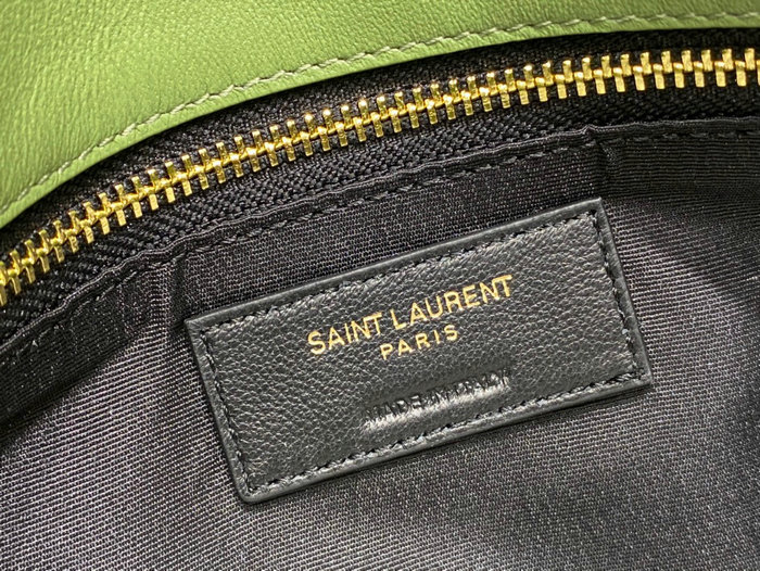 Saint Laurent Loulou Puffer Medium Bag Green 577475