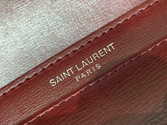 Saint Laurent Medium Sunset Bag Red 442906