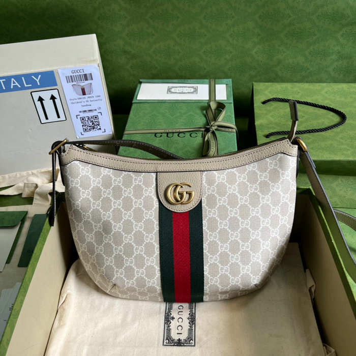 Gucci Ophidia GG small shoulder bag White 598125