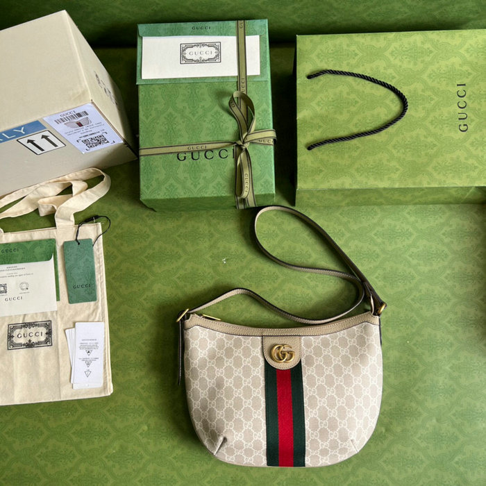 Gucci Ophidia GG small shoulder bag White 598125