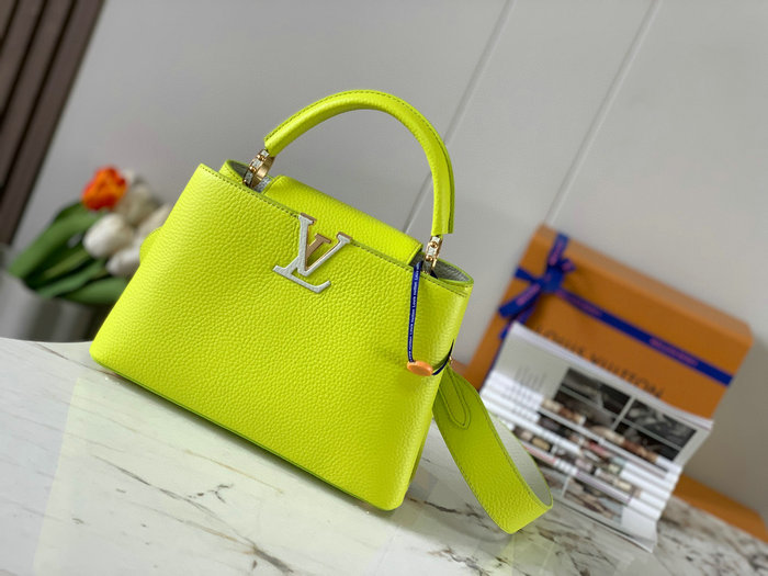 Louis Vuitton CAPUCINES BB BAG Yellow M59708