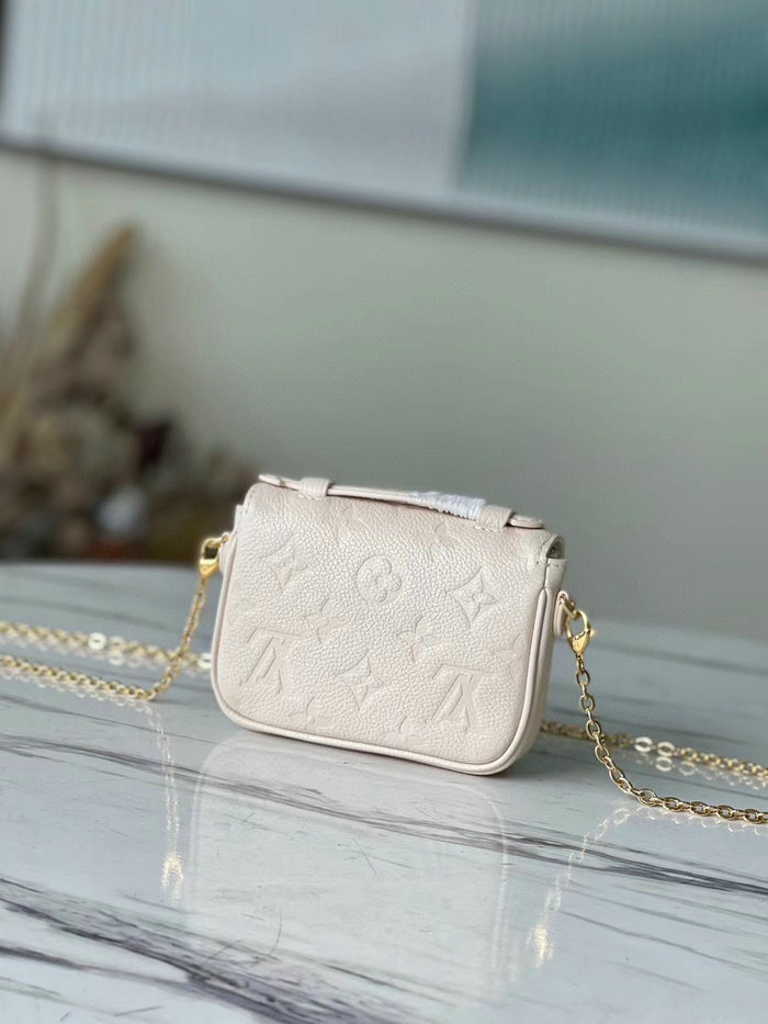 Louis Vuitton Micro Metis Bag White M81389