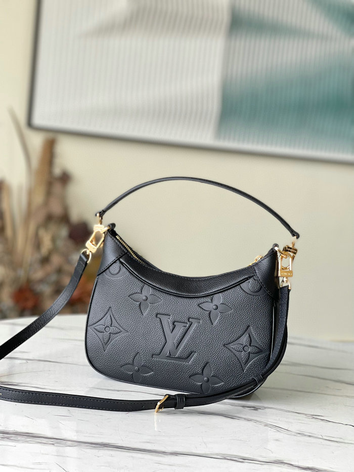 Louis Vuitton Monogram Empreinte Bagatelle Black M46002