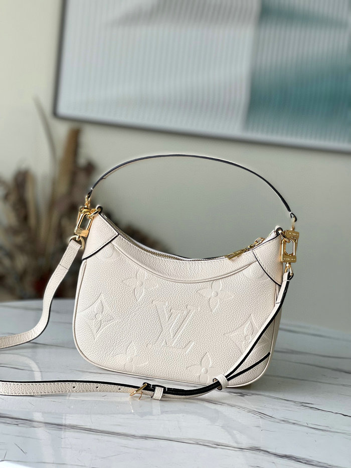 Louis Vuitton Monogram Empreinte Bagatelle White M46002