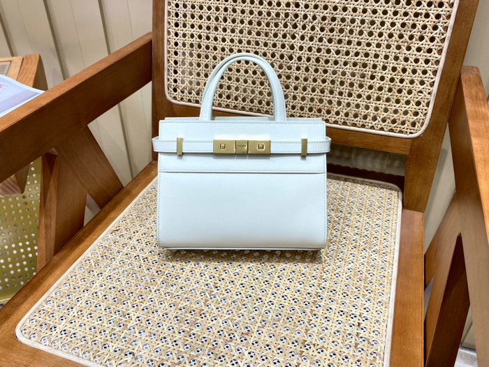 Saint Laurent Manhattan Nano Bag White 593741