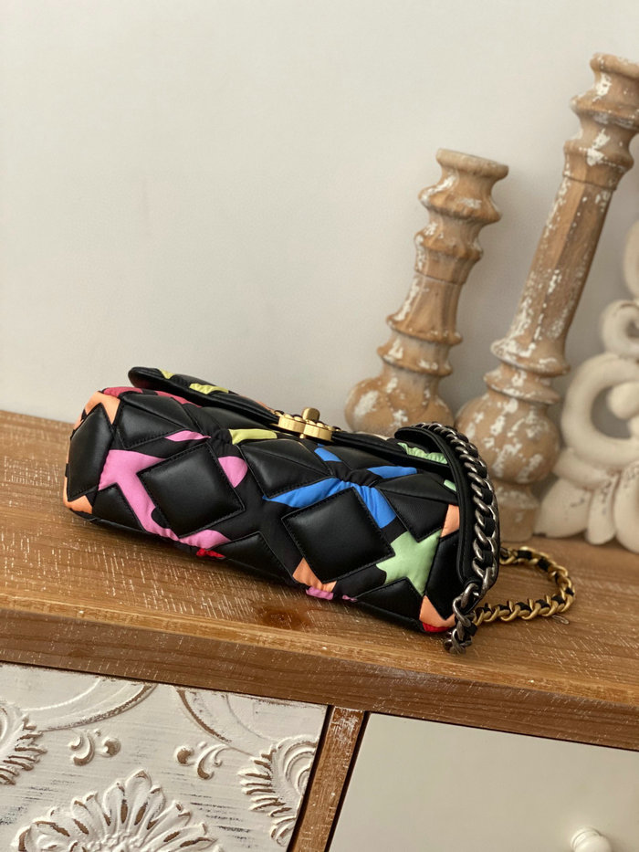 Chanel 19 Lambskin Flap Bag Multicolor AS1160