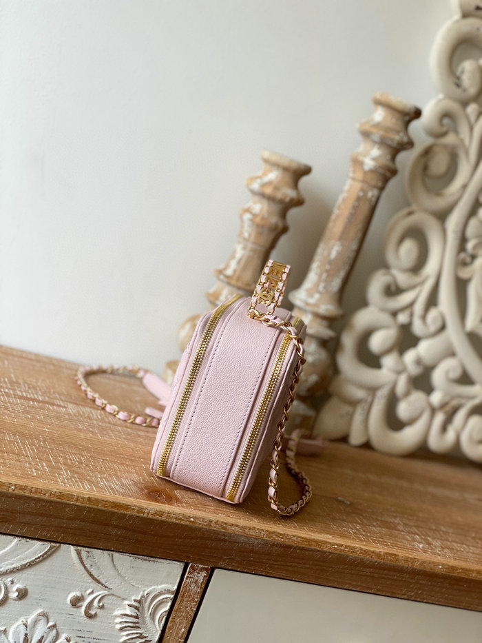 Chanel Vanity Case Bag Pink AP3222