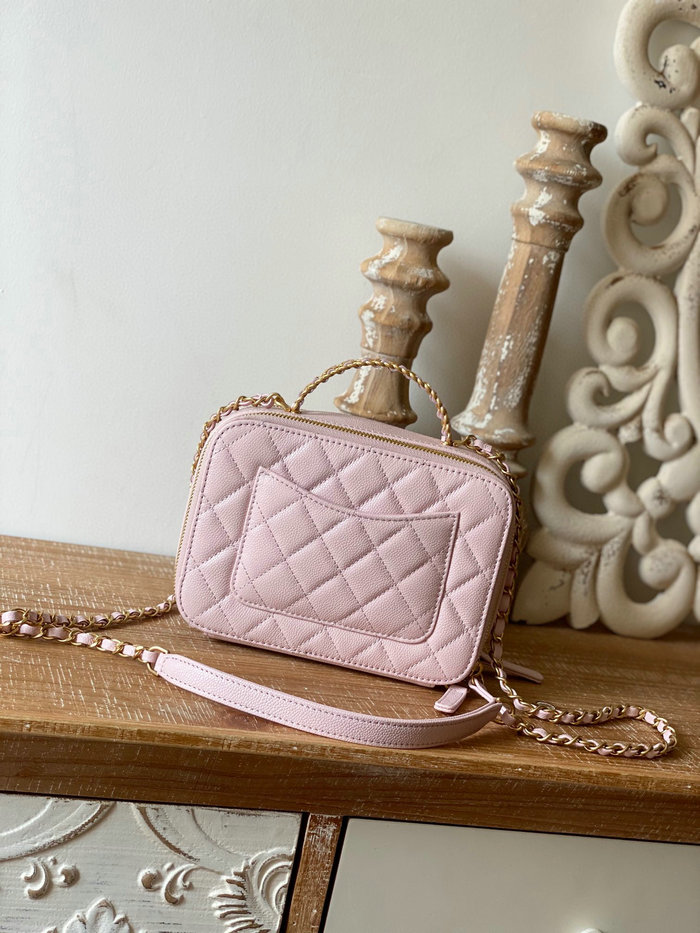 Chanel Vanity Case Bag Pink AP3222