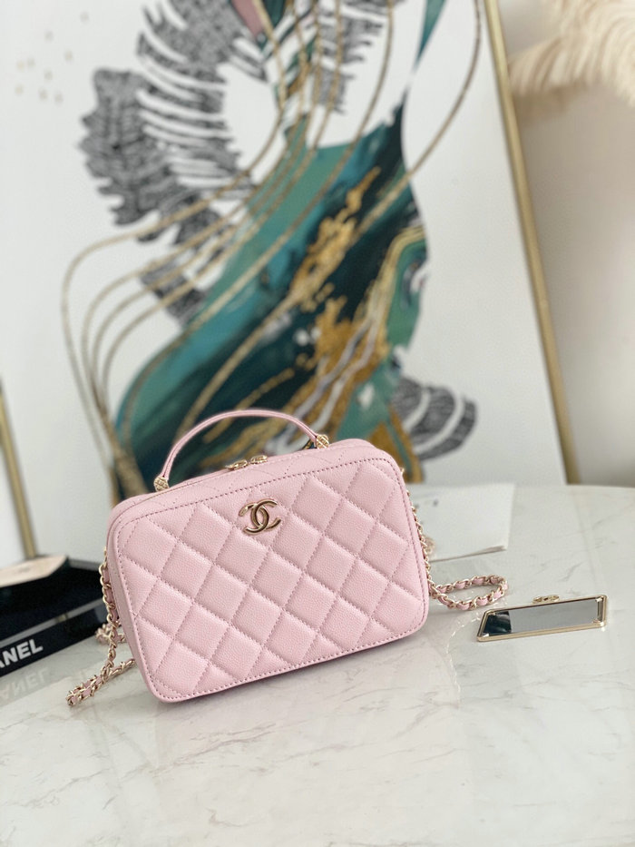 Chanel Vanity Case Bag Pink AS3168