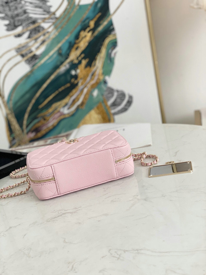 Chanel Vanity Case Bag Pink AS3168