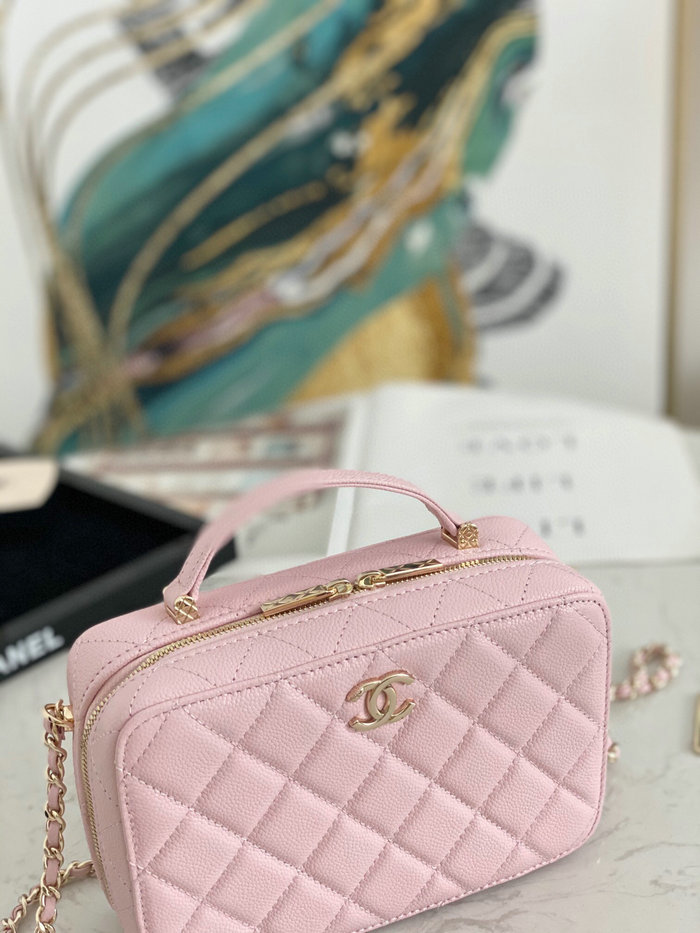 Chanel Vanity Case Bag Pink AS3168