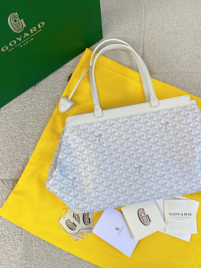 Goyard Bellechasse Biaude PM Bag White G6004