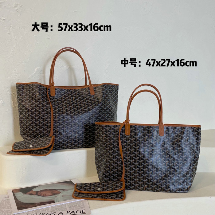 Goyard Saint Louis Tote Brown G6001