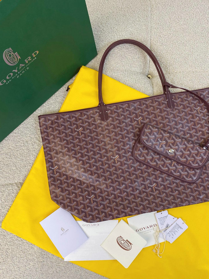 Goyard Saint Louis Tote Burgundy G6001