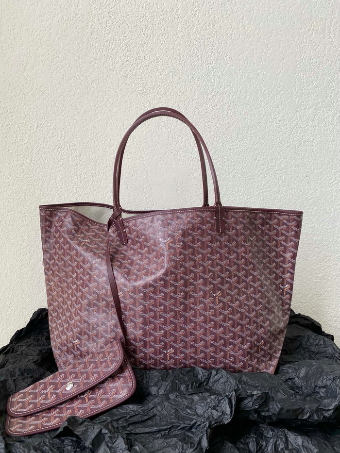 Goyard Saint Louis Tote Burgundy G6001