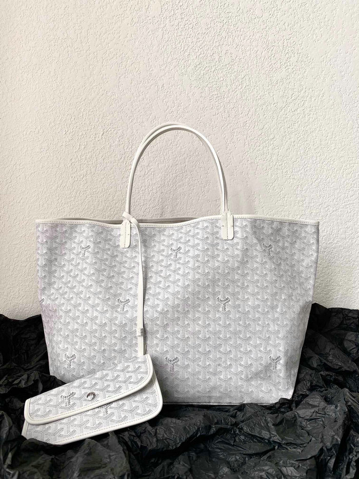 Goyard Saint Louis Tote White G6001